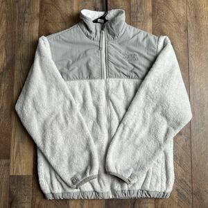 The North‎ Face Denali Jacket Girls Large Gray Sherpa Fleece Exploring 3250